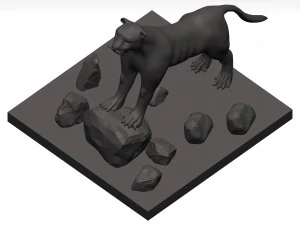Florida panther 3D Model