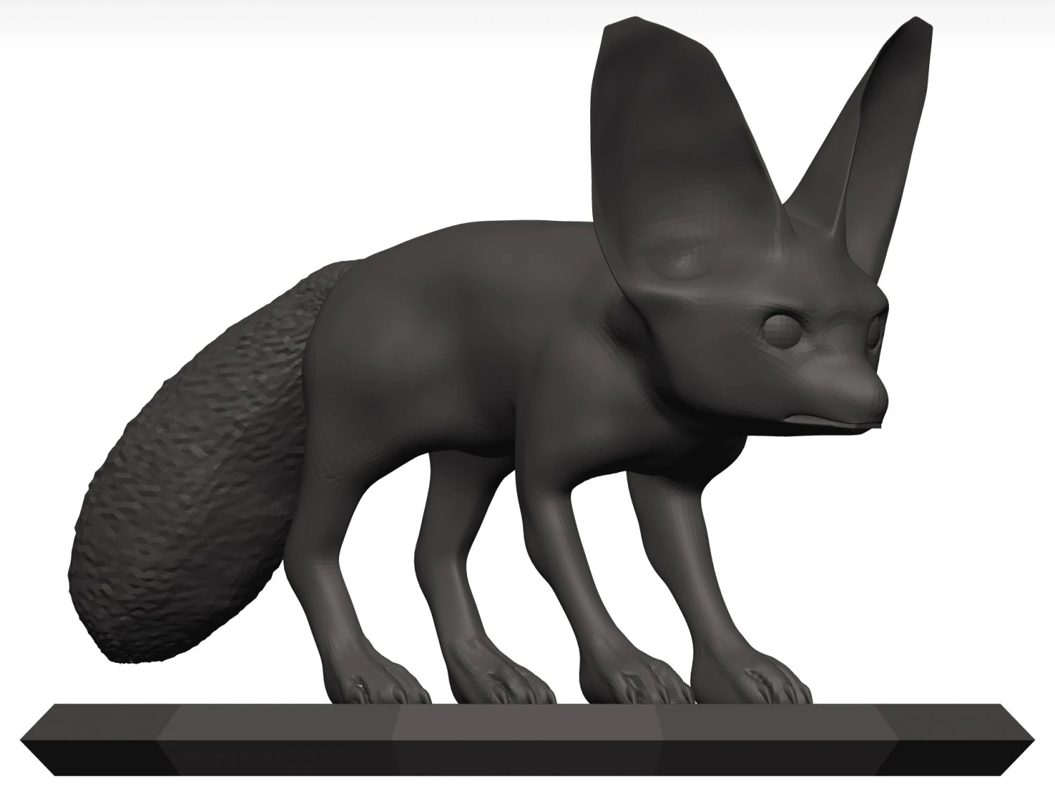 Fox 3D Model .c4d .max .obj .3ds .fbx .stl .blend 