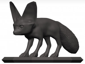 Fox 3Dモデル