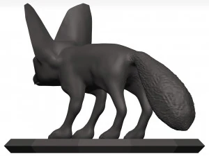 Fox 3D Model