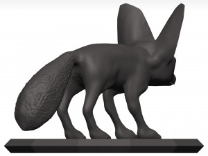 Fox 3Dモデル