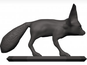 Fox 3Dモデル