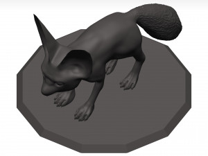 Fox 3Dモデル