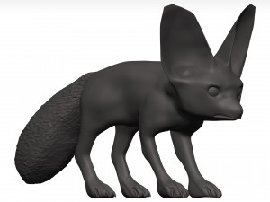 Fox 3Dモデル
