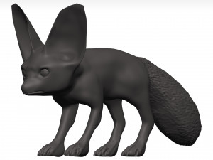 Fox 3Dモデル