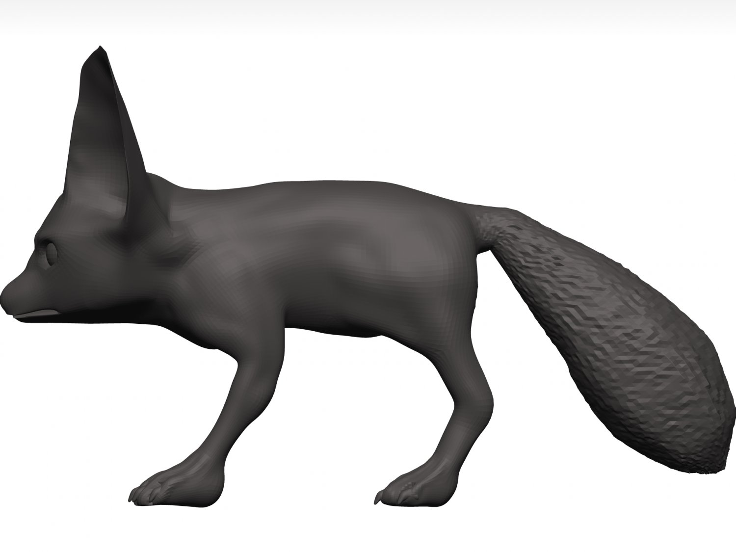 Fox 3d model