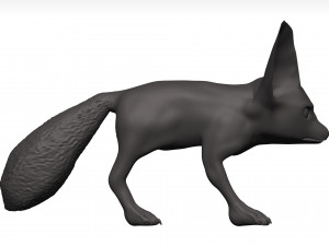 Fox 3Dモデル