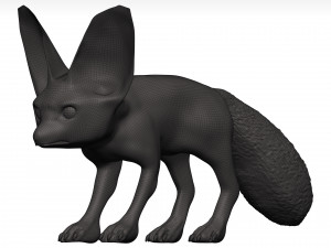 Fox 3Dモデル