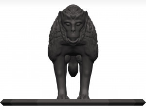 Gelada Modèle 3D