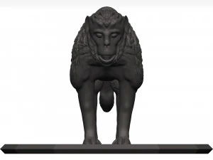 Gelada 3D Model
