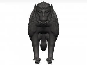 Gelada 3D Model