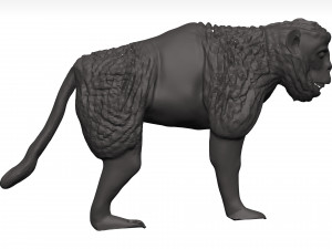 Gelada Modèle 3D