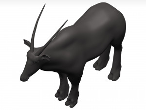 Gemsbok Modello 3D
