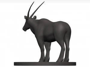 Gemsbok 3D Model