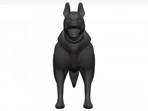 German shepherd 3D Model