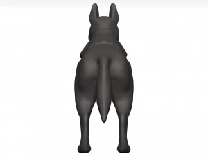 German shepherd 3D Model