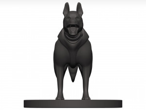 German shepherd 3D Model