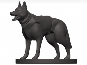 German shepherd 3D Model