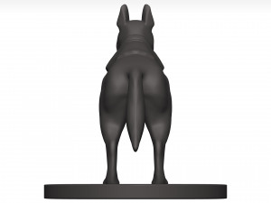 German shepherd 3D Model