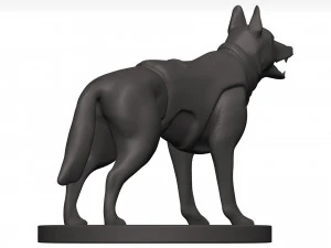 German shepherd 3D Model