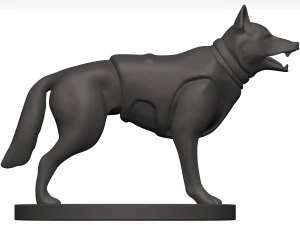 German shepherd 3D Model