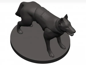 German shepherd 3D Model