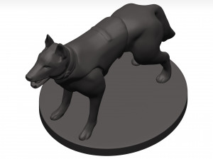 German shepherd 3D Model