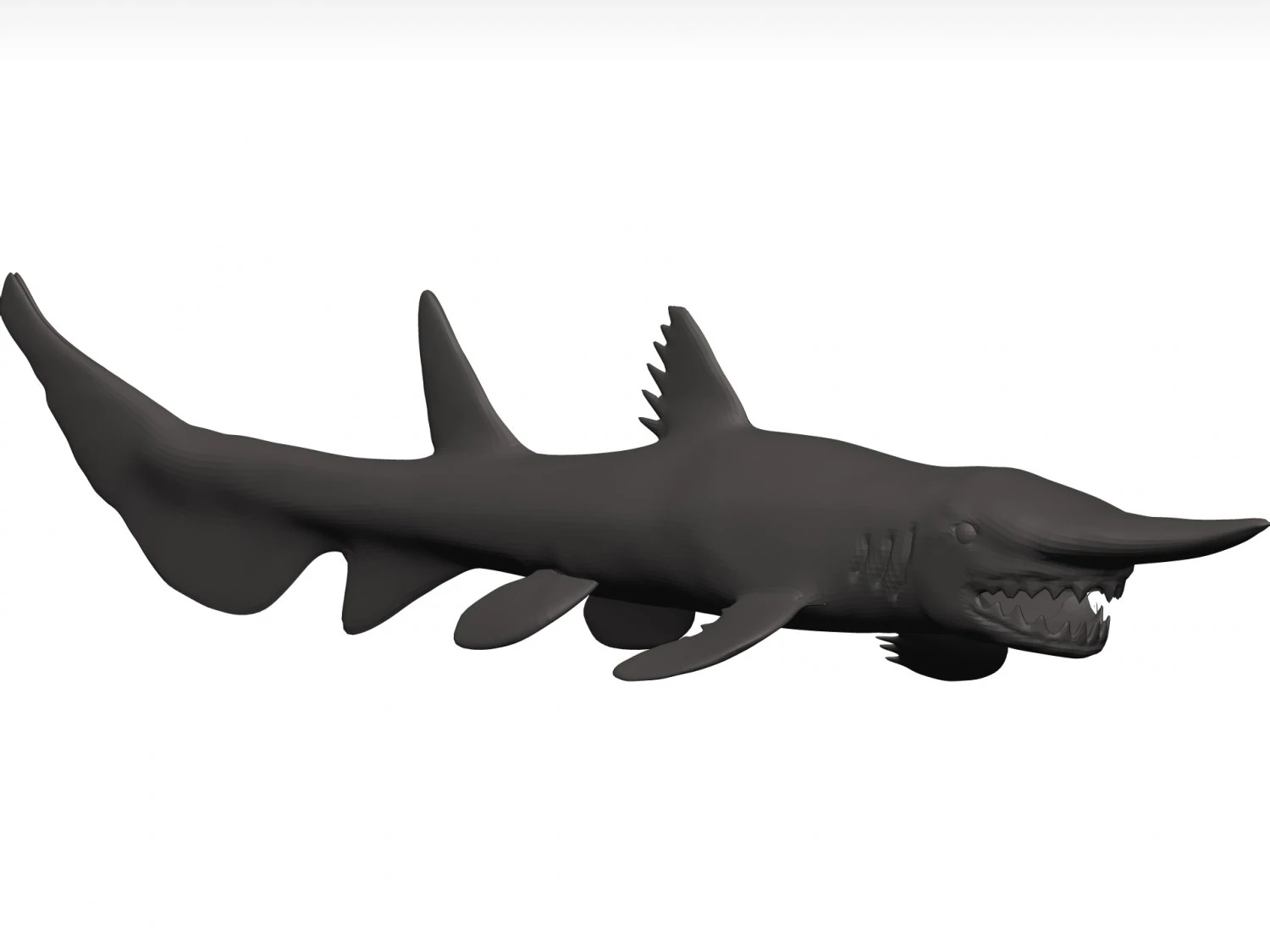 Goblin shark 3D Model .c4d .max .obj .3ds .fbx .stl .blend 