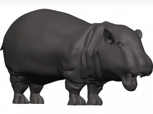 Su aygırı 3D Model