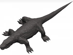 Komodo dragon 3D Model
