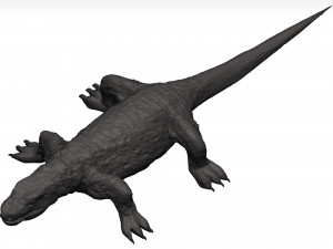 Komodo dragon Modelo 3D