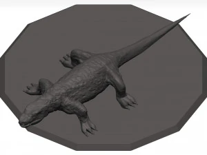 Komodo dragon 3D Model