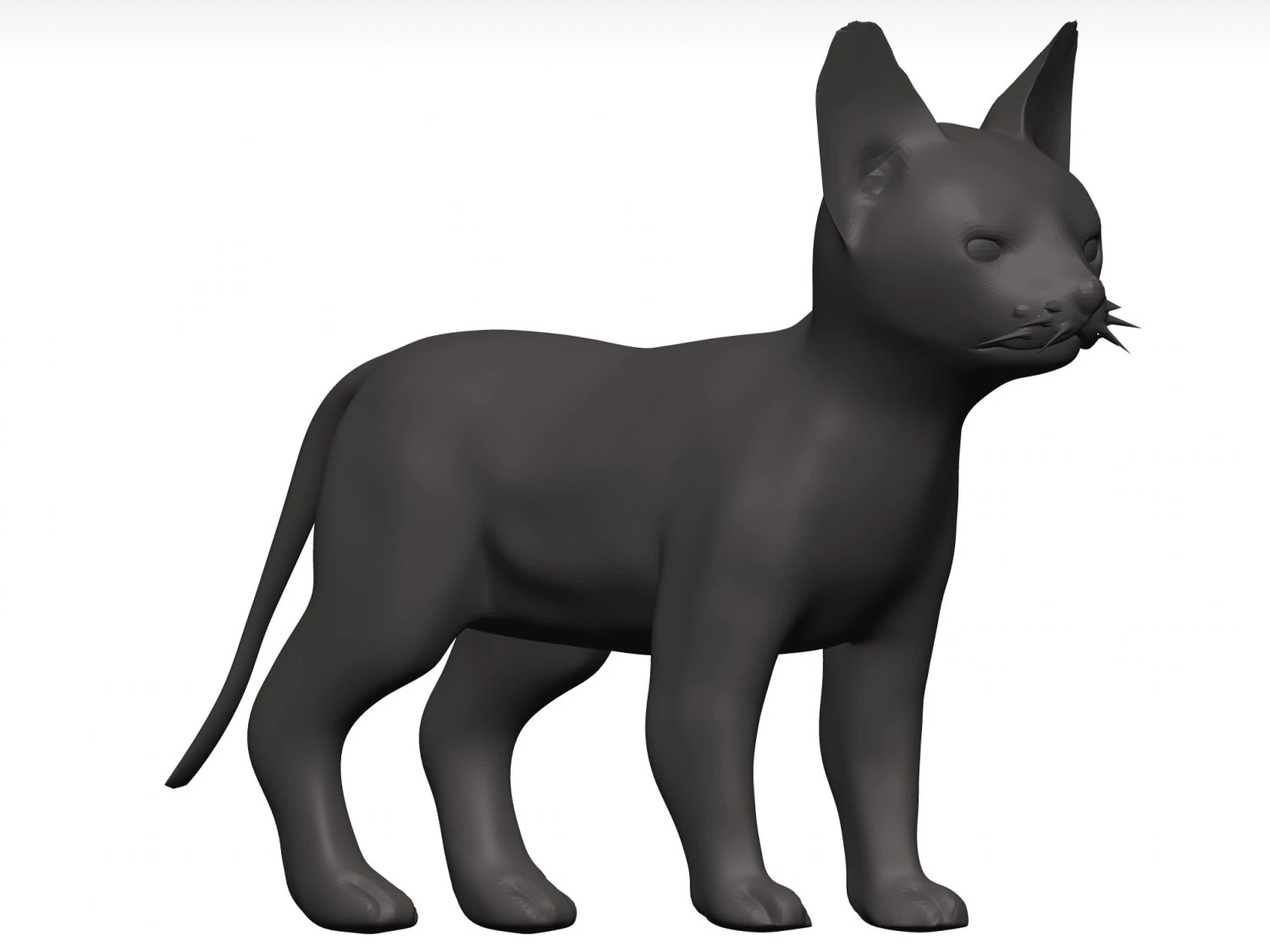 Cat 3D Model .c4d .max .obj .3ds .fbx .stl .blend 