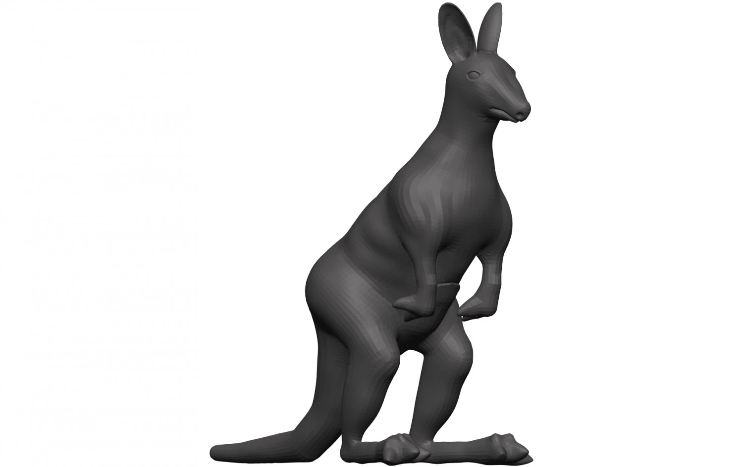 Kangaroo 3D Model .c4d .max .obj .3ds .fbx .stl .blend