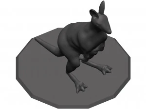 Kangaroo 3D Model