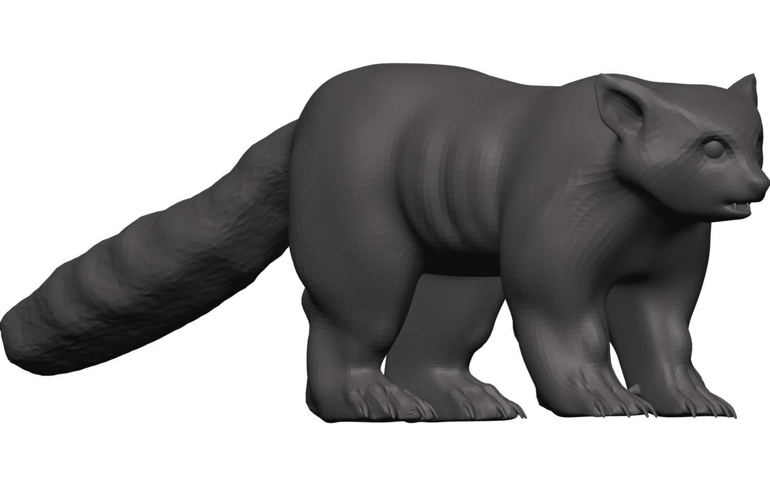 red panda 3D Model .c4d .max .obj .3ds .fbx .stl .blend