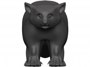red panda Model 3D