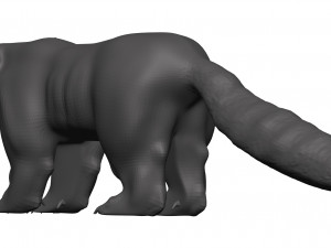 red panda Model 3D