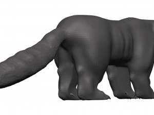 red panda Model 3D