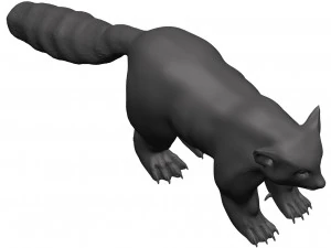red panda 3D Model
