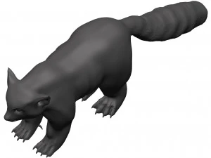 red panda 3D Model