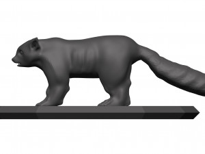 red panda Model 3D
