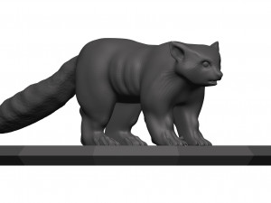 red panda Model 3D