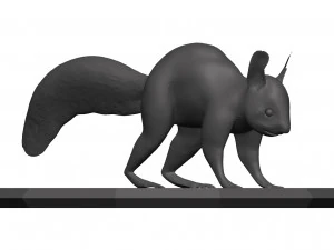 Red squirrel 3D Model