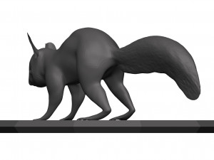 Red squirrel 3D 모델