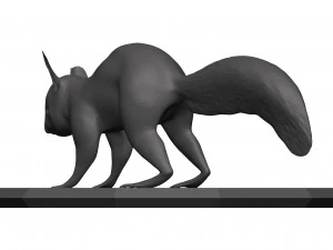 Red squirrel 3D Model