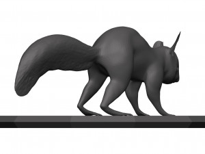 Red squirrel 3D 모델