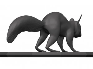Red squirrel 3D Model