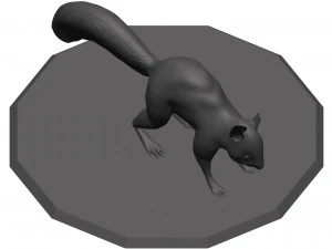 Red squirrel 3D Model