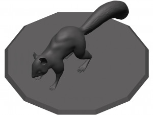 Red squirrel 3D 모델